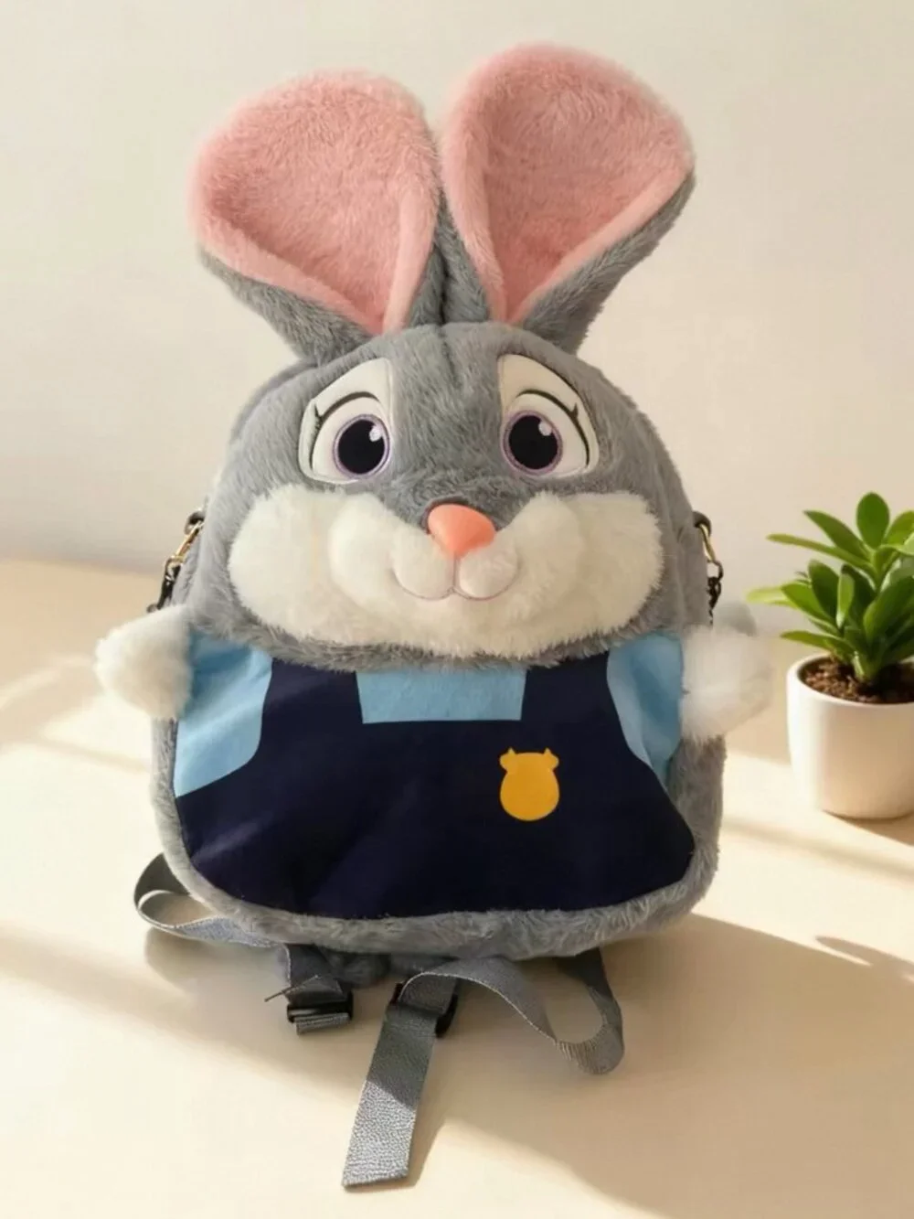 Cute Rabbit Plush Kids Backpack Multi Carry Cartoon Animal Shoulder Handbag